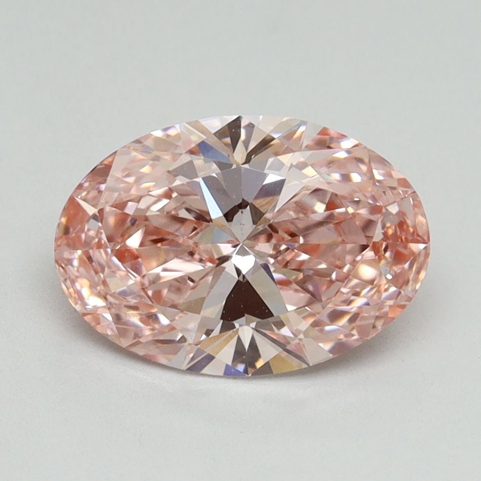 Loose Diamond - OVAL 1.78ct Fancy Vivid Pink VS1: Loose Diamond - OVAL 1.78ct Fancy Vivid Pink VS1 Source: This is a real non-mined Diamond that has been grown in a lab Shape: OVAL Carats: 1.78 Color: Fancy Vivid Pink Certification: IGI Video: