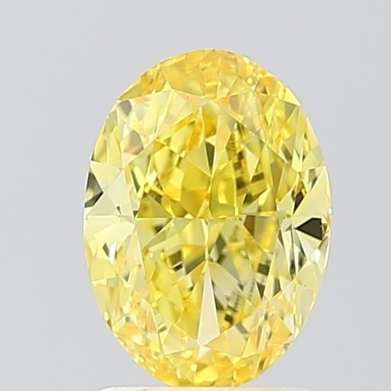 Loose Diamond - OVAL 2.0ct Fancy Vivid Yellow VVS2: Loose Diamond - OVAL 2.0ct Fancy Vivid Yellow VVS2 Source: This is a real non-mined Diamond that has been grown in a lab Shape: OVAL Carats: 2.0 Color: Fancy Vivid Yellow Certification: IGI Video: