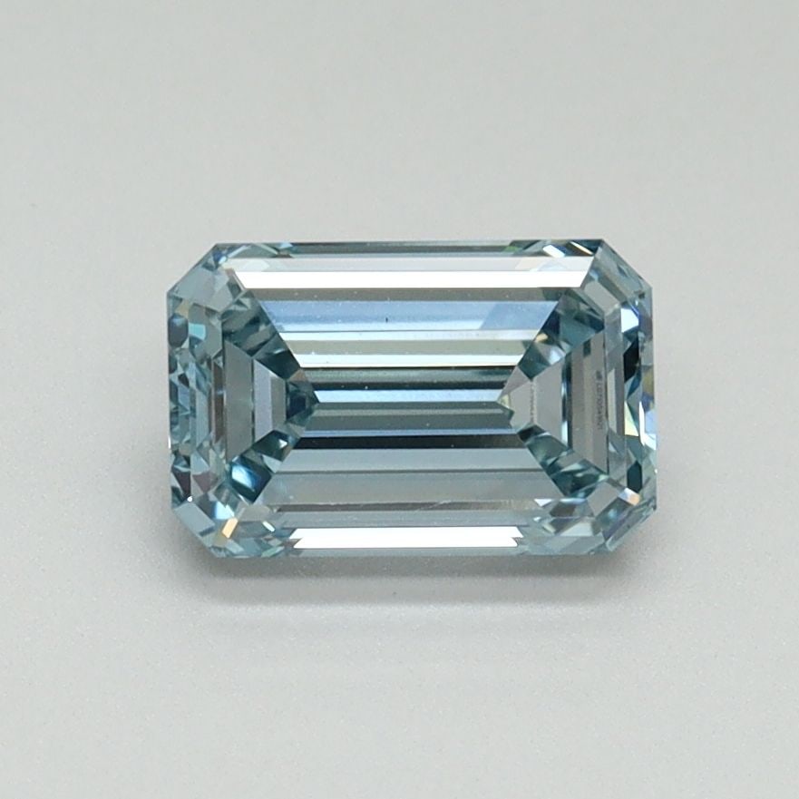 Loose Diamond - EMERALD 1.05ct Fancy Intense Blue VS1: Loose Diamond - EMERALD 1.05ct Fancy Intense Blue VS1 Source: This is a real non-mined Diamond that has been grown in a lab Shape: EMERALD Carats: 1.05 Color: Fancy Intense Blue Certification: IGI Vid
