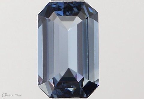Loose Diamond - EMERALD 0.7ct Fancy Vivid Blue SI1 (1 of 1)