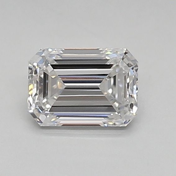 Loose Diamond - EMERALD 0.59ct E VVS1: Loose Diamond - EMERALD 0.59ct E VVS1 Source: This is a real non-mined Diamond that has been grown in a lab Shape: EMERALD Carats: 0.59 Color: E Clarity: VVS1 Certification: IGI Video: