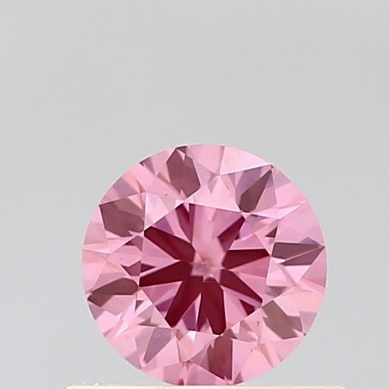 Loose Diamond - ROUND 0.52ct Fancy Vivid Pink VS1: Loose Diamond - ROUND 0.52ct Fancy Vivid Pink VS1 Source: This is a real non-mined Diamond that has been grown in a lab Shape: ROUND Carats: 0.52 Color: Fancy Vivid Pink Certification: IGI Video: