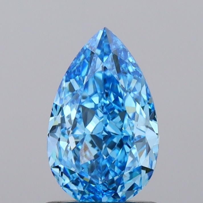 Loose Diamond - PEAR 1.2ct Fancy Vivid Blue VS1: Loose Diamond - PEAR 1.2ct Fancy Vivid Blue VS1 Source: This is a real non-mined Diamond that has been grown in a lab Shape: PEAR Carats: 1.2 Color: Fancy Vivid Blue Certification: IGI Video: