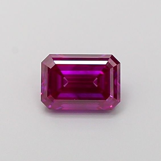 Loose Diamond - EMERALD 0.86ct Fancy Deep Pink VS1: Loose Diamond - EMERALD 0.86ct Fancy Deep Pink VS1 Source: This is a real non-mined Diamond that has been grown in a lab Shape: EMERALD Carats: 0.86 Color: Fancy Deep Pink Certification: IGI Video: