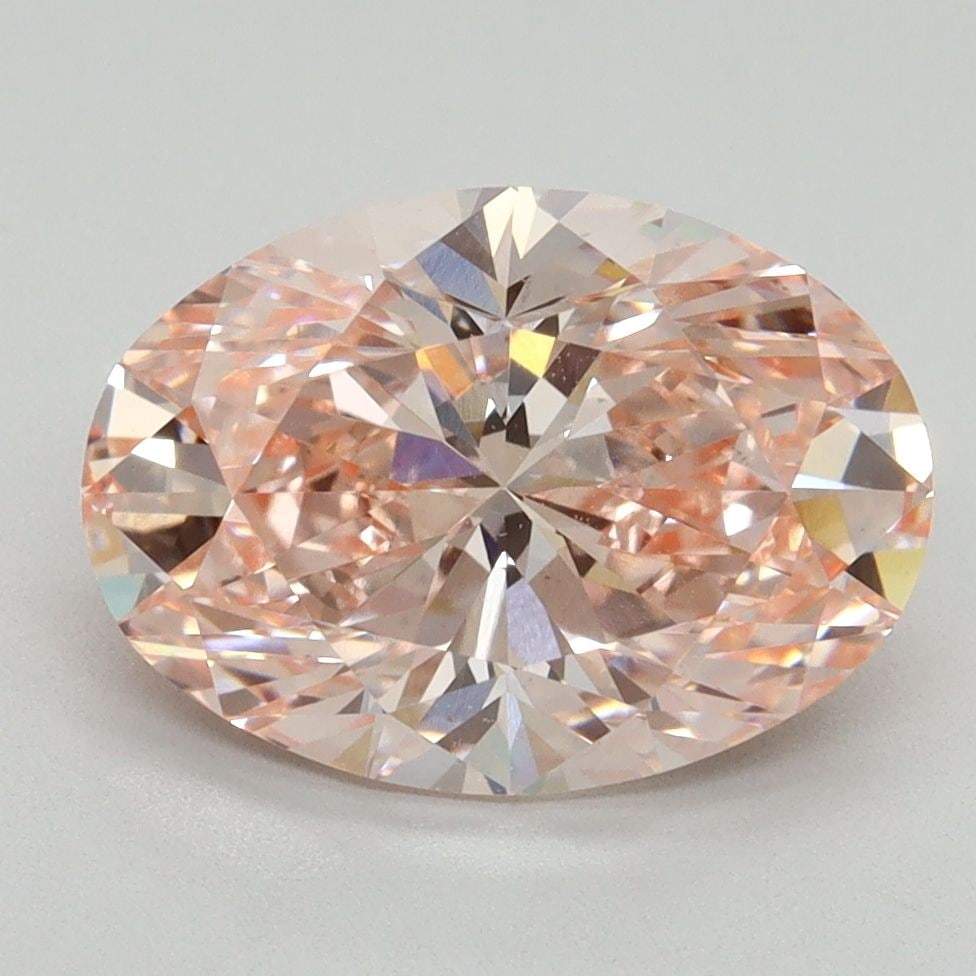 Loose Diamond - OVAL 3.08ct Fancy Vivid Pink VS2: Loose Diamond - OVAL 3.08ct Fancy Vivid Pink VS2 Source: This is a real non-mined Diamond that has been grown in a lab Shape: OVAL Carats: 3.08 Color: Fancy Vivid Pink Certification: IGI Video: