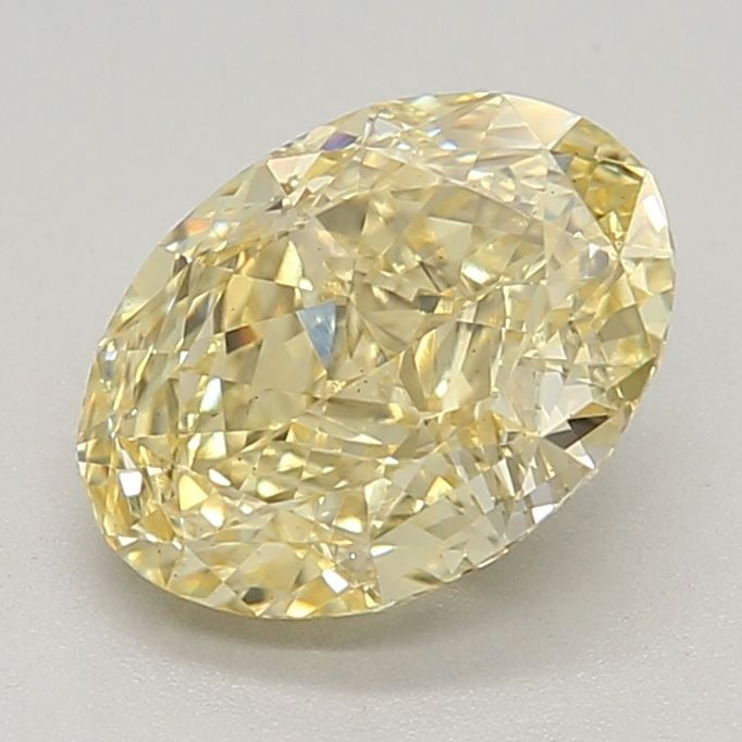 Loose Diamond - OVAL 2.12ct Fancy Intense Yellow VS1: Loose Diamond - OVAL 2.12ct Fancy Intense Yellow VS1 Source: This is a real non-mined Diamond that has been grown in a lab Shape: OVAL Carats: 2.12 Color: Fancy Intense Yellow Certification: IGI Video
