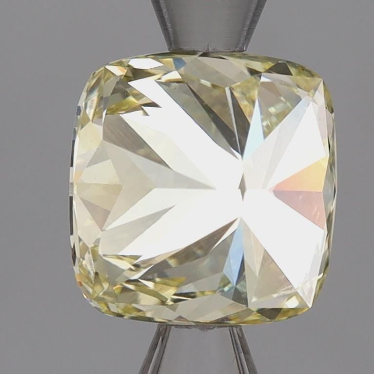 Loose Diamond - CUSHION MODIFIED 2.08ct Fancy Yellow VS1: Loose Diamond - CUSHION MODIFIED 2.08ct Fancy Yellow VS1 Source: This is a real non-mined Diamond that has been grown in a lab Shape: CUSHION MODIFIED Carats: 2.08 Color: Fancy Yellow Certification: I