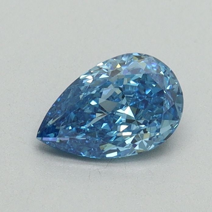 Loose Diamond - PEAR 0.54ct Fancy Vivid Blue VS2: Loose Diamond - PEAR 0.54ct Fancy Vivid Blue VS2 Source: This is a real non-mined Diamond that has been grown in a lab Shape: PEAR Carats: 0.54 Color: Fancy Vivid Blue Certification: IGI Video: