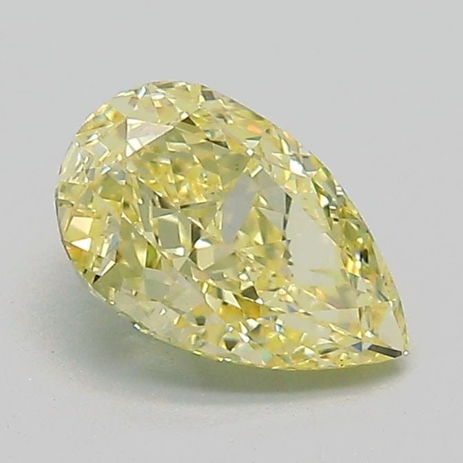 Loose Diamond - PEAR 1.07ct Fancy Intense Yellow VS1: Loose Diamond - PEAR 1.07ct Fancy Intense Yellow VS1 Source: This is a real non-mined Diamond that has been grown in a lab Shape: PEAR Carats: 1.07 Color: Fancy Intense Yellow Certification: IGI Video