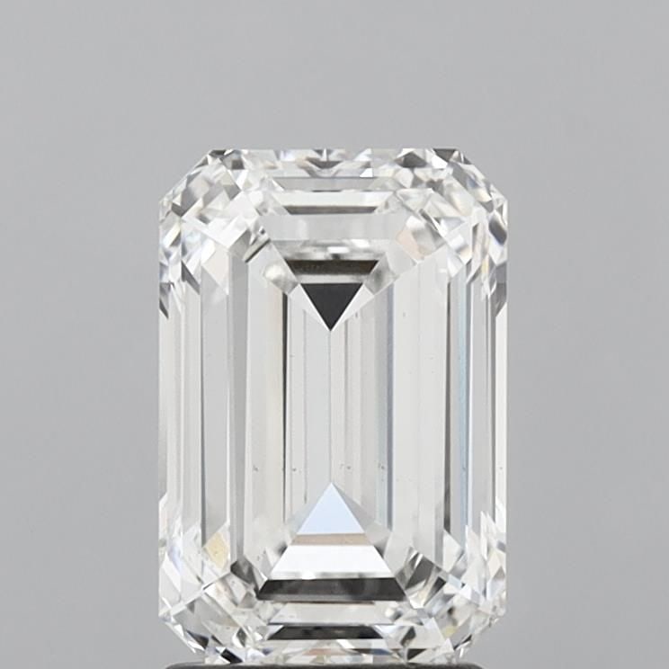 Loose Diamond - EMERALD 2.54ct F VS2: Loose Diamond - EMERALD 2.54ct F VS2 Source: This is a real non-mined Diamond that has been grown in a lab Shape: EMERALD Carats: 2.54 Color: F Clarity: VS2 Certification: IGI Video: