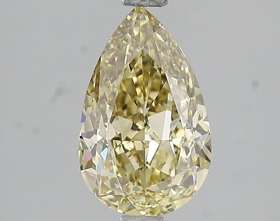 Loose Diamond - PEAR 2.05ct Fancy Intense Yellow VS2: Loose Diamond - PEAR 2.05ct Fancy Intense Yellow VS2 Source: This is a real non-mined Diamond that has been grown in a lab Shape: PEAR Carats: 2.05 Color: Fancy Intense Yellow Certification: IGI Video