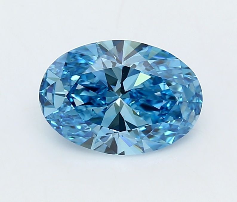 Loose Diamond - OVAL 2.0ct Fancy Vivid Blue VS1: Loose Diamond - OVAL 2.0ct Fancy Vivid Blue VS1 Source: This is a real non-mined Diamond that has been grown in a lab Shape: OVAL Carats: 2.0 Color: Fancy Vivid Blue Certification: IGI Video: