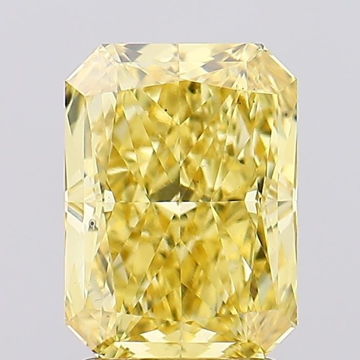 Loose Diamond - RADIANT 2.75ct Fancy Vivid Yellow VS2: Loose Diamond - RADIANT 2.75ct Fancy Vivid Yellow VS2 Source: This is a real non-mined Diamond that has been grown in a lab Shape: RADIANT Carats: 2.75 Color: Fancy Vivid Yellow Certification: IGI Vid