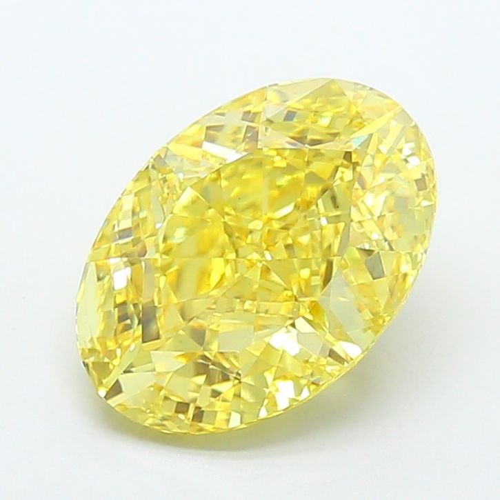 Loose Diamond - OVAL 7.08ct Fancy Vivid Yellow VS1: Loose Diamond - OVAL 7.08ct Fancy Vivid Yellow VS1 Source: This is a real non-mined Diamond that has been grown in a lab Shape: OVAL Carats: 7.08 Color: Fancy Vivid Yellow Certification: IGI Video: