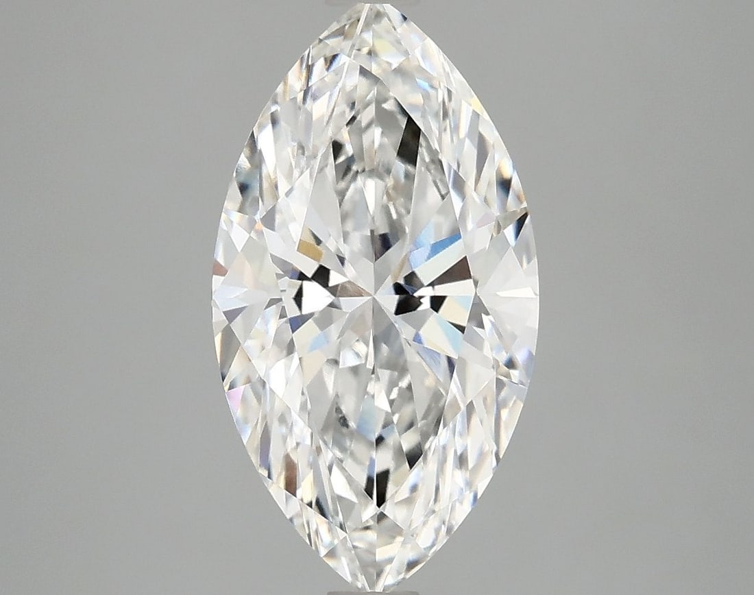 Loose Diamond - MARQUISE 3.1ct F VVS2: Loose Diamond - MARQUISE 3.1ct F VVS2 Source: This is a real non-mined Diamond that has been grown in a lab Shape: MARQUISE Carats: 3.1 Color: F Clarity: VVS2 Certification: IGI Video: Video Link