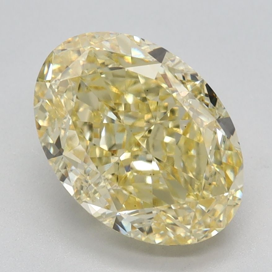 Loose Diamond - OVAL 2.52ct Fancy Intense Yellow VS2: Loose Diamond - OVAL 2.52ct Fancy Intense Yellow VS2 Source: This is a real non-mined Diamond that has been grown in a lab Shape: OVAL Carats: 2.52 Color: Fancy Intense Yellow Certification: IGI Video