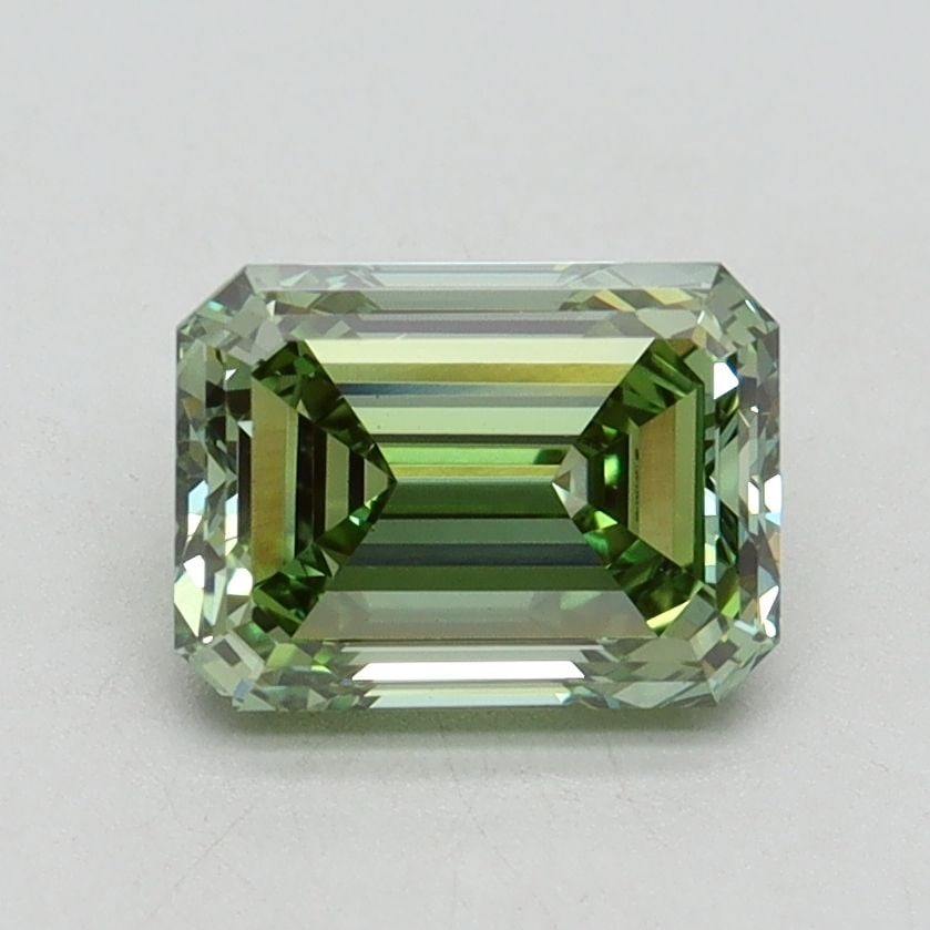 Loose Diamond - EMERALD 1.5ct Fancy Intense Green VS1: Loose Diamond - EMERALD 1.5ct Fancy Intense Green VS1 Source: This is a real non-mined Diamond that has been grown in a lab Shape: EMERALD Carats: 1.5 Color: Fancy Intense Green Certification: IGI Vid