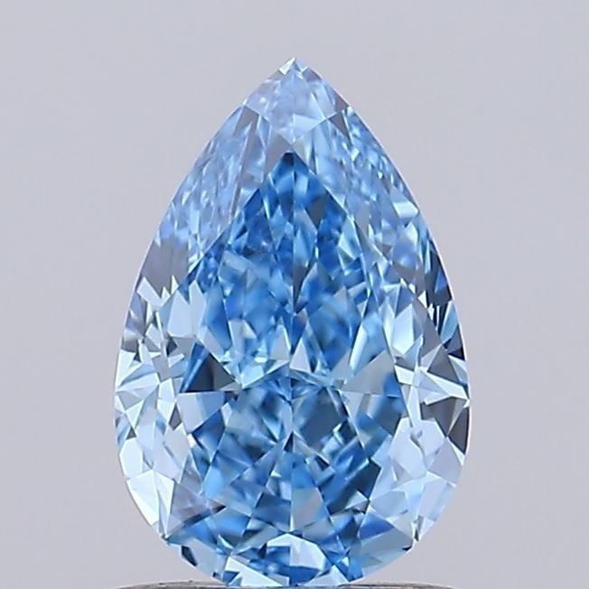 Loose Diamond - PEAR 1.01ct Fancy Vivid Blue VVS1: Loose Diamond - PEAR 1.01ct Fancy Vivid Blue VVS1 Source: This is a real non-mined Diamond that has been grown in a lab Shape: PEAR Carats: 1.01 Color: Fancy Vivid Blue Certification: IGI Video: