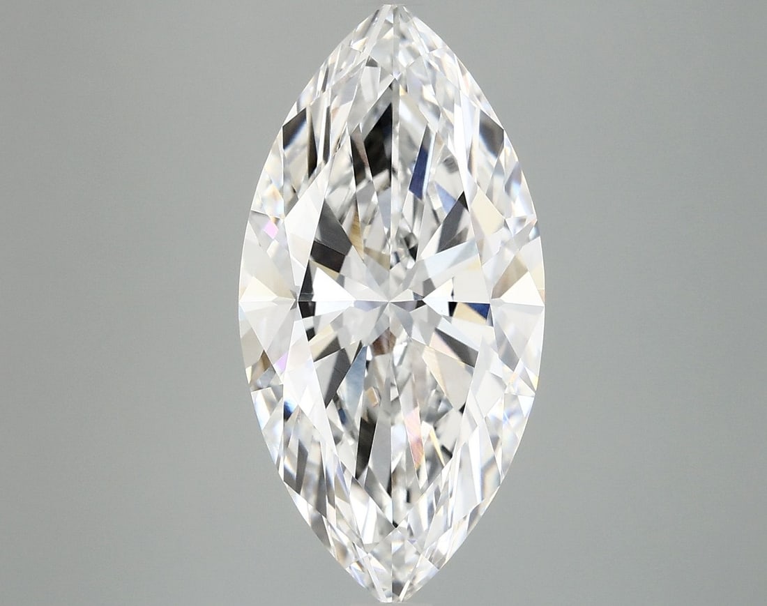 Loose Diamond - MARQUISE 5.03ct E VVS2: Loose Diamond - MARQUISE 5.03ct E VVS2 Source: This is a real non-mined Diamond that has been grown in a lab Shape: MARQUISE Carats: 5.03 Color: E Clarity: VVS2 Certification: IGI Video: