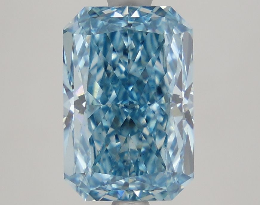Loose Diamond - RADIANT 2.81ct Fancy Vivid Blue VS2: Loose Diamond - RADIANT 2.81ct Fancy Vivid Blue VS2 Source: This is a real non-mined Diamond that has been grown in a lab Shape: RADIANT Carats: 2.81 Color: Fancy Vivid Blue Certification: IGI Video: