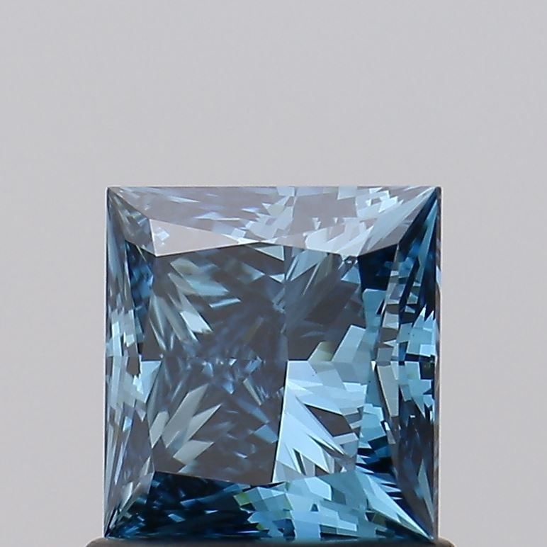 Loose Diamond - PRINCESS 1.12ct Fancy Vivid Greenish Blue VS1: Loose Diamond - PRINCESS 1.12ct Fancy Vivid Greenish Blue VS1 Source: This is a real non-mined Diamond that has been grown in a lab Shape: PRINCESS Carats: 1.12 Color: Fancy Vivid Greenish Blue Certif
