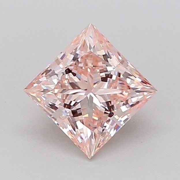 Loose Diamond - PRINCESS 1.03ct Fancy Light Pink VVS1: Loose Diamond - PRINCESS 1.03ct Fancy Light Pink VVS1 Source: This is a real non-mined Diamond that has been grown in a lab Shape: PRINCESS Carats: 1.03 Color: Fancy Light Pink Certification: IGI Vide