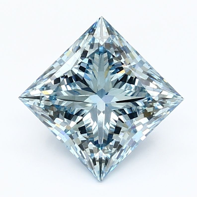 Loose Diamond - PRINCESS 3.5ct Fancy Vivid Blue VS2: Loose Diamond - PRINCESS 3.5ct Fancy Vivid Blue VS2 Source: This is a real non-mined Diamond that has been grown in a lab Shape: PRINCESS Carats: 3.5 Color: Fancy Vivid Blue Certification: IGI