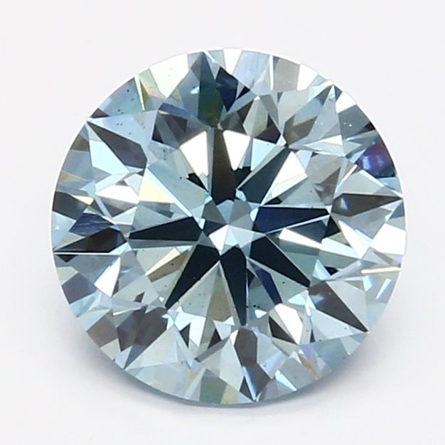Ideal Loose Diamond - ROUND 2.54ct Fancy Vivid Blue VS2: Ideal Loose Diamond - ROUND 2.54ct Fancy Vivid Blue VS2 Source: This is a real non-mined Diamond that has been grown in a lab Shape: ROUND Carats: 2.54 Color: Fancy Vivid Blue Certification: IGI