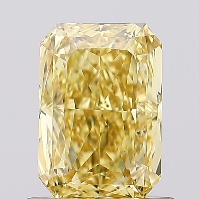 Loose Diamond - RADIANT 1.02ct Fancy Vivid Yellow VS1: Loose Diamond - RADIANT 1.02ct Fancy Vivid Yellow VS1 Source: This is a real non-mined Diamond that has been grown in a lab Shape: RADIANT Carats: 1.02 Color: Fancy Vivid Yellow Certification: IGI Vid