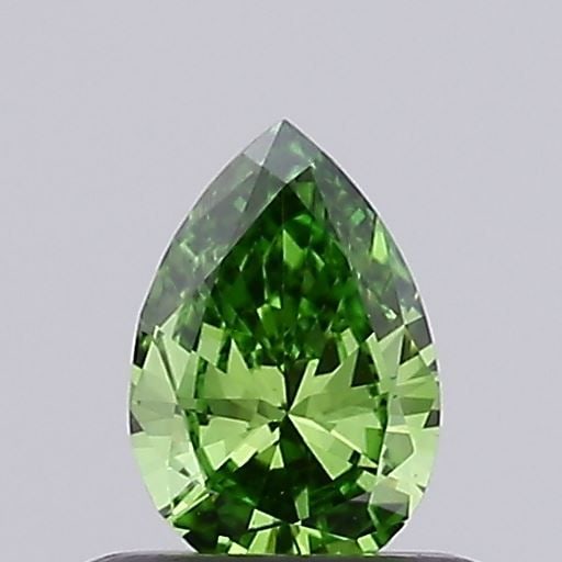 Loose Diamond - PEAR 0.31ct Fancy Vivid Green VVS2: Loose Diamond - PEAR 0.31ct Fancy Vivid Green VVS2 Source: This is a real non-mined Diamond that has been grown in a lab Shape: PEAR Carats: 0.31 Color: Fancy Vivid Green Certification: NONE Video: