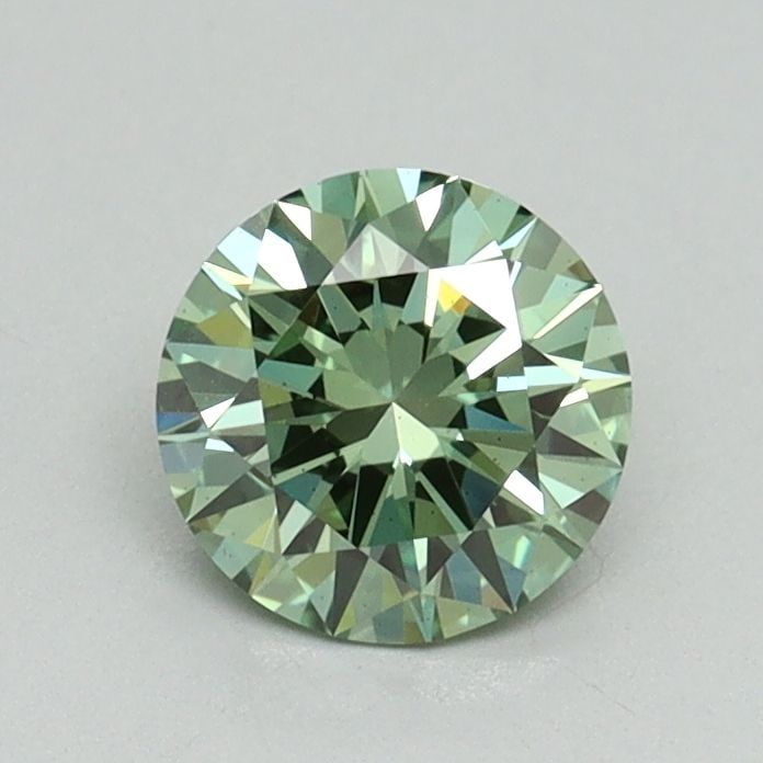 Loose Diamond - ROUND 0.73ct Fancy Vivid Green VS2 (1 of 1)