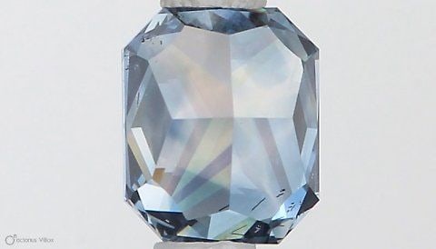 Loose Diamond - RADIANT 0.6ct Fancy Vivid Blue SI1 (1 of 1)