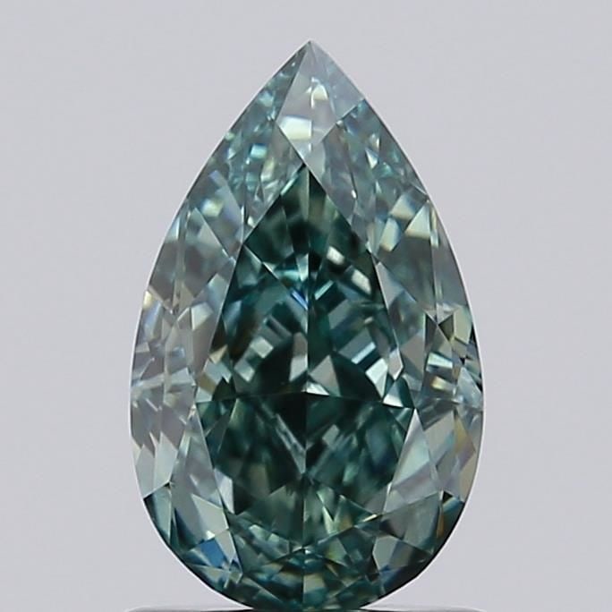 Loose Diamond - PEAR 1.15ct Fancy Vivid Green VVS2 (1 of 1)