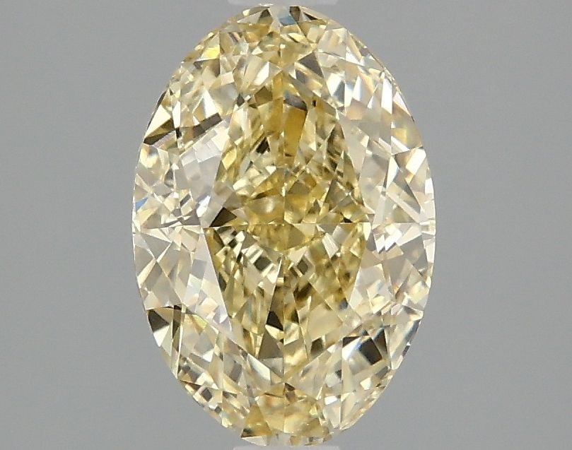 Loose Diamond - OVAL 2.06ct Fancy Intense Yellow VS1: Loose Diamond - OVAL 2.06ct Fancy Intense Yellow VS1 Source: This is a real non-mined Diamond that has been grown in a lab Shape: OVAL Carats: 2.06 Color: Fancy Intense Yellow Certification: IGI Video