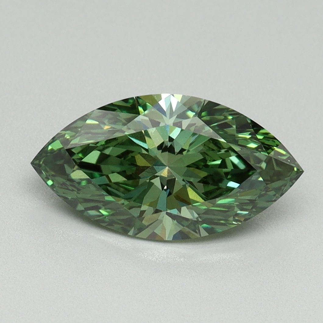 Loose Diamond - MARQUISE 1.71ct Fancy Vivid Green VS1 (1 of 1)