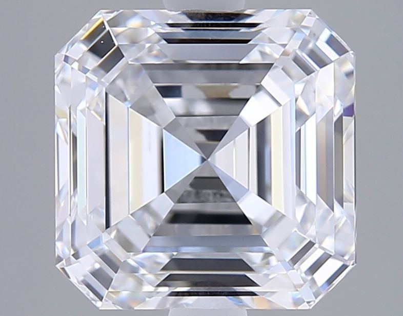 Loose Diamond - ASSCHER 2.72ct D VVS2: Loose Diamond - ASSCHER 2.72ct D VVS2 Source: This is a real non-mined Diamond that has been grown in a lab Shape: ASSCHER Carats: 2.72 Color: D Clarity: VVS2 Certification: GIA Video: