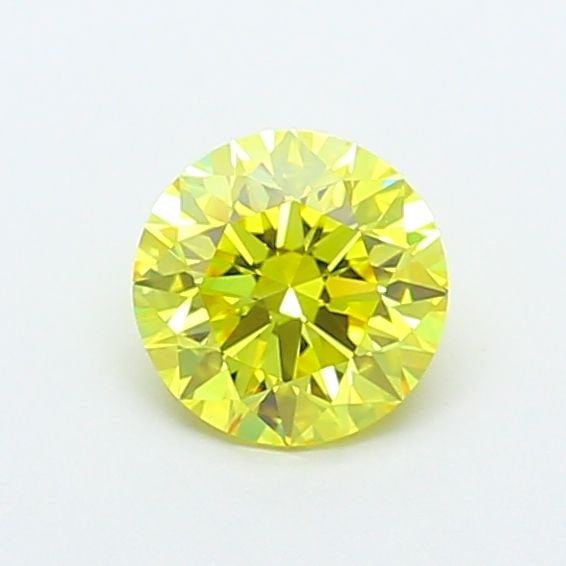 Ideal Loose Diamond - ROUND 1.09ct Fancy Vivid Yellow VVS2: Ideal Loose Diamond - ROUND 1.09ct Fancy Vivid Yellow VVS2 Source: This is a real non-mined Diamond that has been grown in a lab Shape: ROUND Carats: 1.09 Color: Fancy Vivid Yellow Certification: IGI