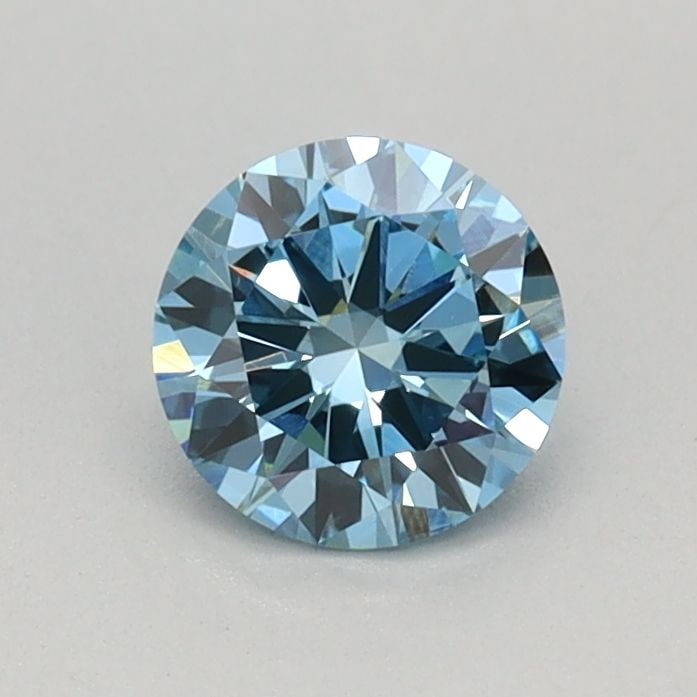 Loose Diamond - ROUND 0.42ct Fancy Vivid Blue VVS2: Loose Diamond - ROUND 0.42ct Fancy Vivid Blue VVS2 Source: This is a real non-mined Diamond that has been grown in a lab Shape: ROUND Carats: 0.42 Color: Fancy Vivid Blue Certification: IGI Video:
