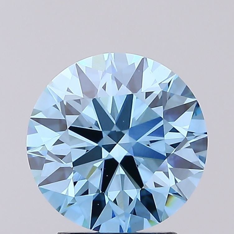 Ideal Loose Diamond - ROUND 2.54ct Fancy Vivid Blue VS1 (1 of 1)