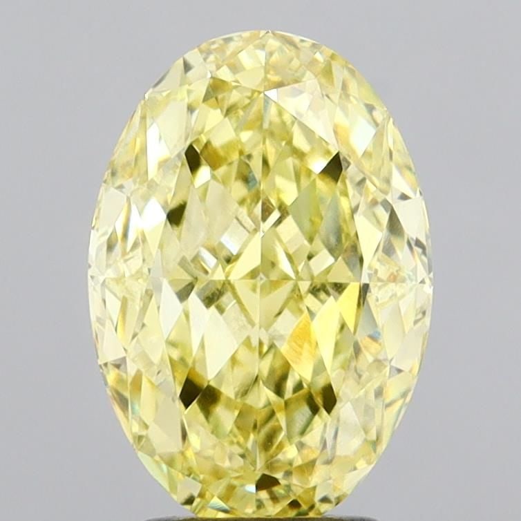 Loose Diamond - OVAL 3.53ct Fancy Intense Yellow VVS2: Loose Diamond - OVAL 3.53ct Fancy Intense Yellow VVS2 Source: This is a real non-mined Diamond that has been grown in a lab Shape: OVAL Carats: 3.53 Color: Fancy Intense Yellow Certification: IGI
