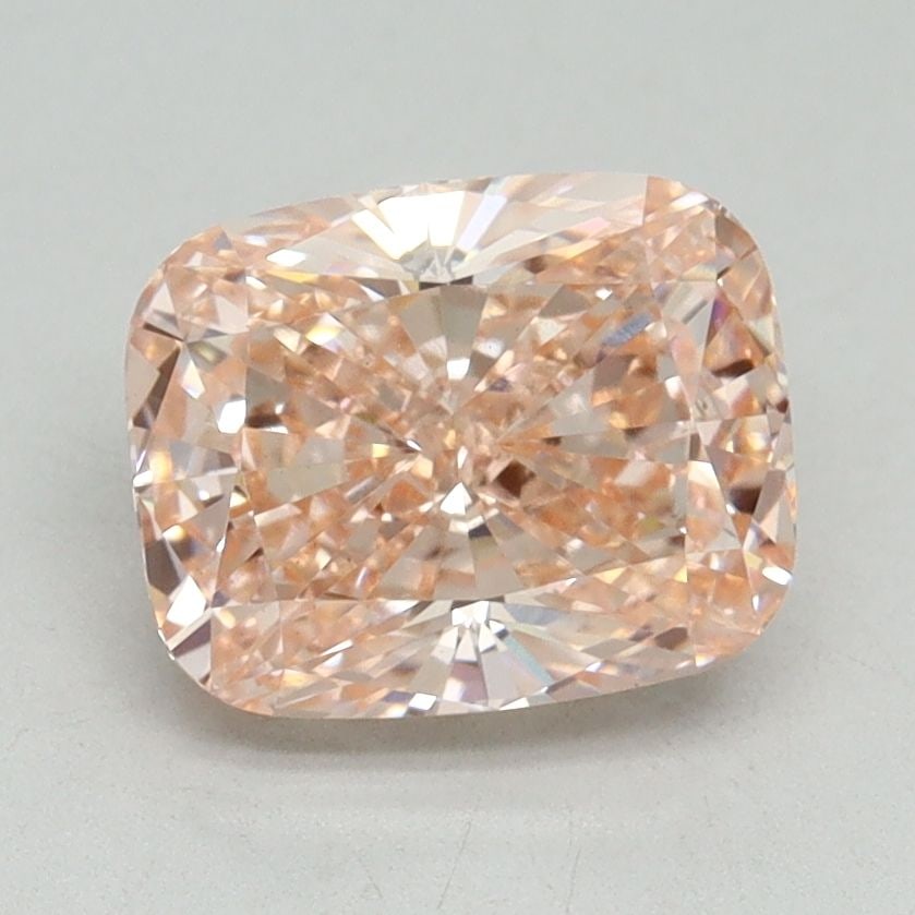 Loose Diamond - CUSHION BRILLIANT 2.08ct Fancy Vivid Pink VS1: Loose Diamond - CUSHION BRILLIANT 2.08ct Fancy Vivid Pink VS1 Source: This is a real non-mined Diamond that has been grown in a lab Shape: CUSHION BRILLIANT Carats: 2.08 Color: Fancy Vivid Pink Certif