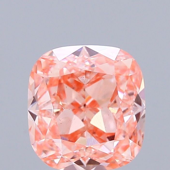 Loose Diamond - CUSHION MODIFIED 1.4ct Fancy Intense Pink VS1: Loose Diamond - CUSHION MODIFIED 1.4ct Fancy Intense Pink VS1 Source: This is a real non-mined Diamond that has been grown in a lab Shape: CUSHION MODIFIED Carats: 1.4 Color: Fancy Intense Pink Certif