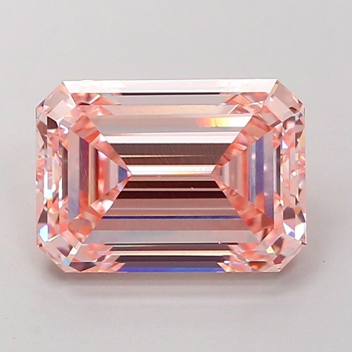 Loose Diamond - EMERALD 3.08ct Fancy Intense Pink VS2: Loose Diamond - EMERALD 3.08ct Fancy Intense Pink VS2 Source: This is a real non-mined Diamond that has been grown in a lab Shape: EMERALD Carats: 3.08 Color: Fancy Intense Pink Certification: IGI Vid
