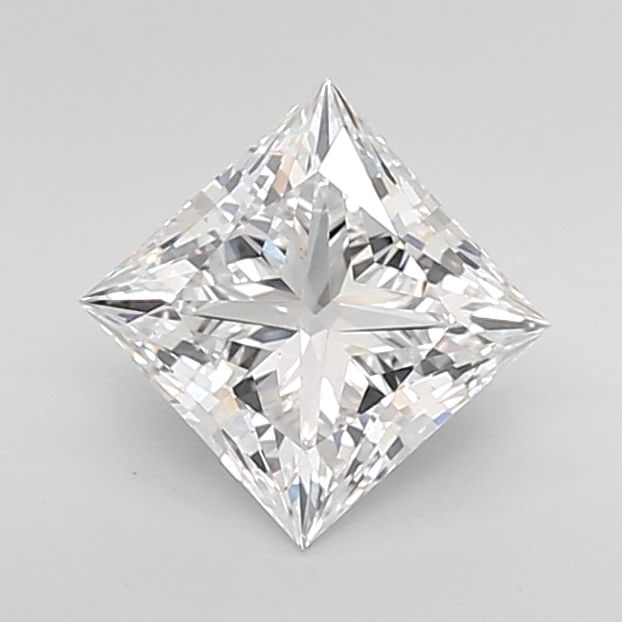 Loose Diamond - PRINCESS 2.07ct E VVS2: Loose Diamond - PRINCESS 2.07ct E VVS2 Source: This is a real non-mined Diamond that has been grown in a lab Shape: PRINCESS Carats: 2.07 Color: E Clarity: VVS2 Certification: IGI Video: