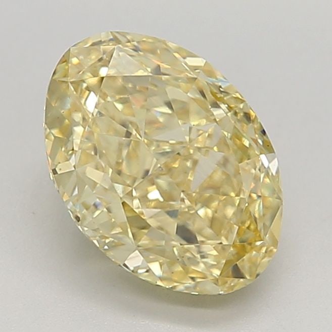 Loose Diamond - OVAL 2.55ct Fancy Intense Yellow VS1: Loose Diamond - OVAL 2.55ct Fancy Intense Yellow VS1 Source: This is a real non-mined Diamond that has been grown in a lab Shape: OVAL Carats: 2.55 Color: Fancy Intense Yellow Certification: IGI Video