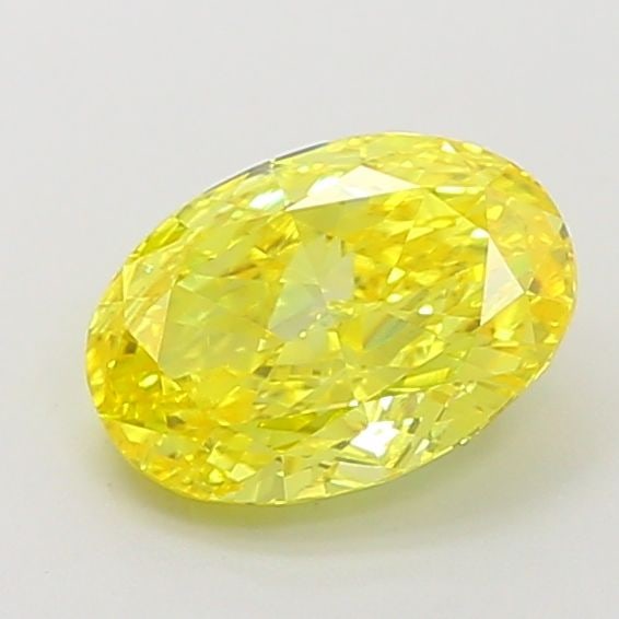 Loose Diamond - OVAL 1.54ct Fancy Vivid Yellow VS1: Loose Diamond - OVAL 1.54ct Fancy Vivid Yellow VS1 Source: This is a real non-mined Diamond that has been grown in a lab Shape: OVAL Carats: 1.54 Color: Fancy Vivid Yellow Certification: IGI Video:
