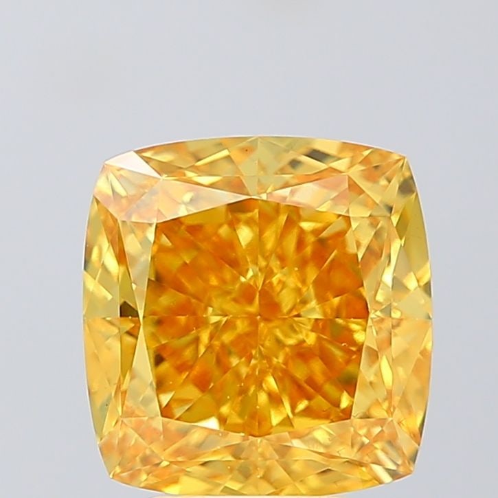 Loose Diamond - CUSHION MODIFIED 4.5ct Fancy Vivid Yellow VS1: Loose Diamond - CUSHION MODIFIED 4.5ct Fancy Vivid Yellow VS1 Source: This is a real non-mined Diamond that has been grown in a lab Shape: CUSHION MODIFIED Carats: 4.5 Color: Fancy Vivid Yellow Certif