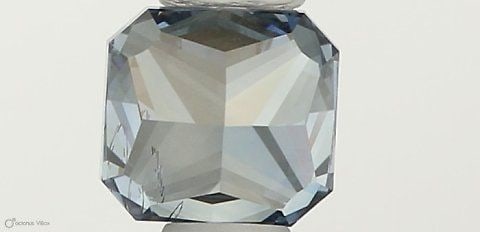Loose Diamond - RADIANT 0.38ct Fancy Vivid Blue SI1 (1 of 1)