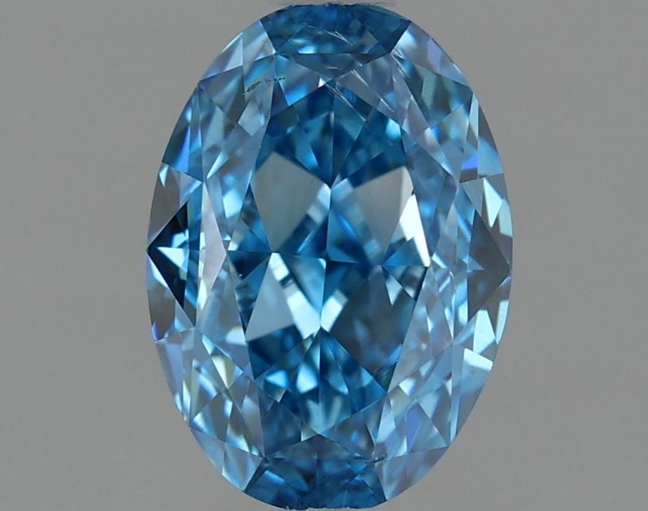 Loose Diamond - OVAL 1.59ct Fancy Vivid Blue SI1 (1 of 1)