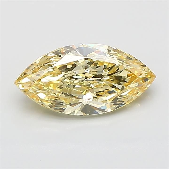 Loose Diamond - MARQUISE 1.01ct Fancy Intense Yellow VS1: Loose Diamond - MARQUISE 1.01ct Fancy Intense Yellow VS1 Source: This is a real non-mined Diamond that has been grown in a lab Shape: MARQUISE Carats: 1.01 Color: Fancy Intense Yellow Certification: I